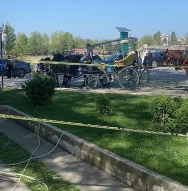 Husumetli faytoncular arasında çatışma... Yaralılar var