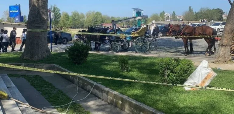 Husumetli faytoncular arasında çatışma... Yaralılar var