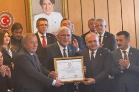 İYİ Parti Genel Başkanı Dervişoğlu mazbatasını aldı