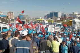 İstanbul'da AYEDAŞ işçileri iş bıraktı Zam talebine karşı eylem başladı