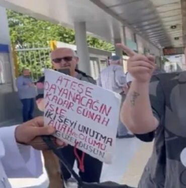 İzmir'de sarıklı cübbeli provokasyon! Kadınlara 'cehennemde yanacaksınız' diye bağırdı