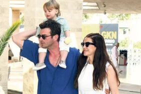 Kıvanç Tatlıtuğ oğlu Kurt Efe ile kumsalda dans etti