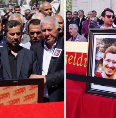 Ofisinde ölü bulunan CHP İl Başkanının oğlu toprağa verildi