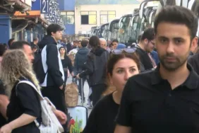 Otogarda bayram yoğunluğu