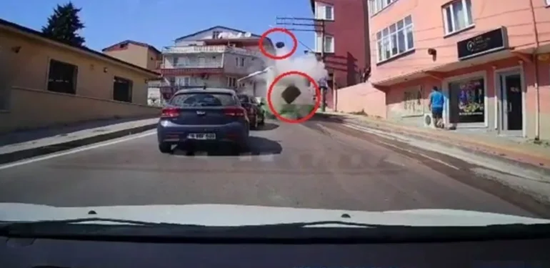 Özel halk otobüsünde patlama!