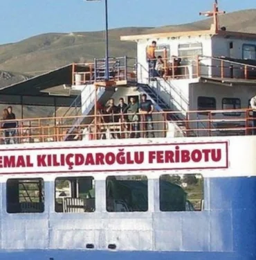 Pertek'te belediye AKP'ye geçti Kemal Kılıçdaroğlu ismi feribottan kaldırıldı!