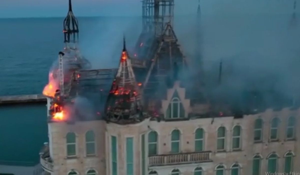 Rusya, Ukrayna’daki ‘ Harry Potter Kalesi’ni vurdu