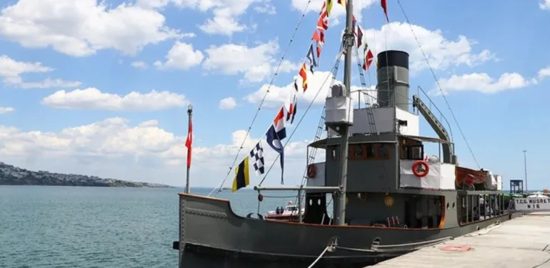 TCG Nusret müze gemisi Ege ve Akdeniz limanlarında ziyaretçilerini bekliyor! İşte limanlar ve tarihleri