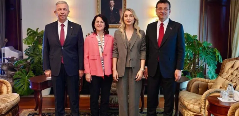 ekrem imamoğlu mansur yavaş Seçimin ardından ilk kez bir araya geldiler!