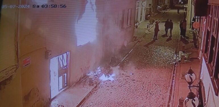 Amasya'da asırlık konakta yangın çıktı