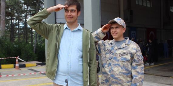 Ankara’da engelliler için unutulmaz bir gün: Temsili askerlik