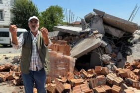 Arnavutköy’de kaçak yapıların yıkımı sırasında gerginlik yaşandı