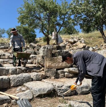 Arsameia Ören Yeri'nde 54 yıl sonra kazı çalışmaları yeniden başladı