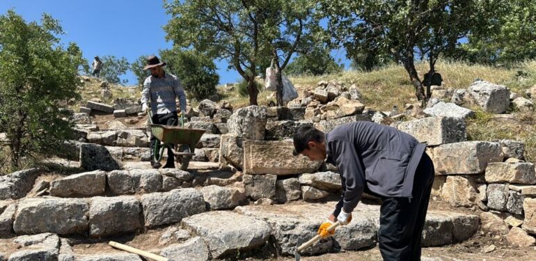 Arsameia Ören Yeri'nde 54 yıl sonra kazı çalışmaları yeniden başladı