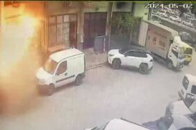 Başakşehir’de sanayi sitesinde patlama ve yangın