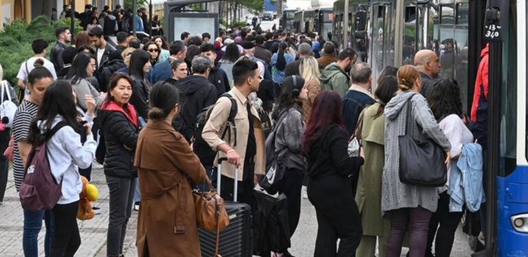 Başkentte kuvvetli yağış sonrası metro seferlerinde aksama