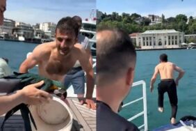 Beşiktaş'ta papağan Kurtarma Operasyonu Yolcu denize atladı!