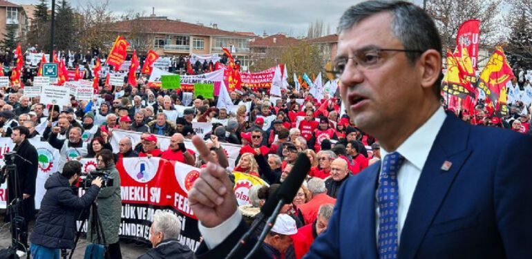 CHP'den 'Büyük Emekli Mitingi' Yurttaşlar Tandoğan Meydanı'nda