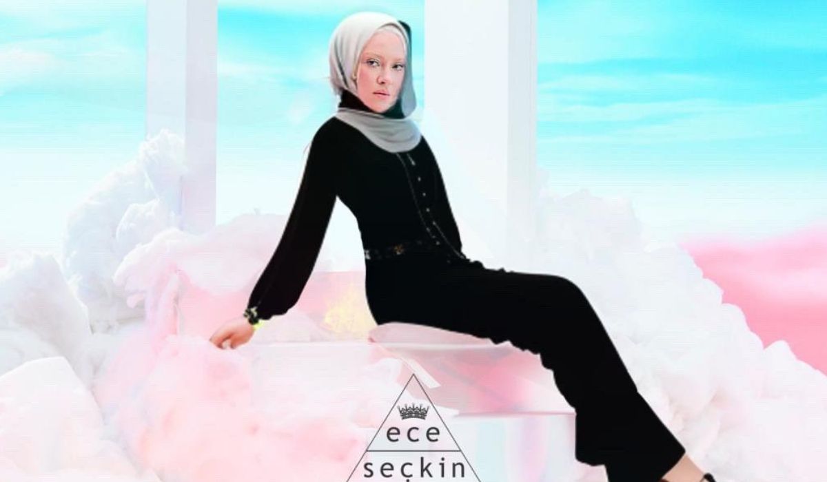Ece Seçkin'den başörtülü albüm kapağı pozu