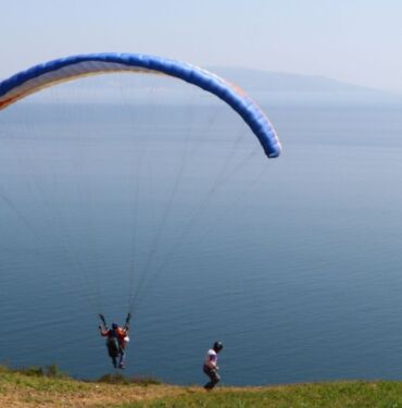 Ekstrem spor tutkunları Uçmakdere'de doğayla iç içe vakit geçiriyor
