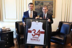 Galatasaray Başkanı Dursun Özbek,Ekrem İmamoğlu'nu ziyaret etti