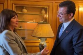 İBB Başkanı İmamoğlu, Paris Belediye Başkanı Hidalgo ile bir araya geldi