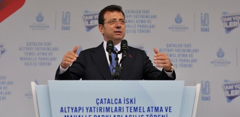 İmamoğlu Karadeniz'e ve Büyükçekmece Gölü'ne atık su gitmeyecek