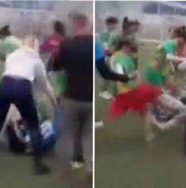 Kadın Futbol Ligi'nde tekmeler havada uçuştu 7 oyuncu yaralandı!
