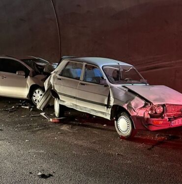 Kahramanmaraş'ta tünelde yaşanan zincirleme kazada 5 kişi yaralandı