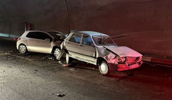 Kahramanmaraş'ta tünelde yaşanan zincirleme kazada 5 kişi yaralandı
