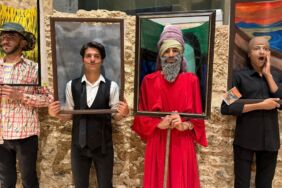 Lise öğrencileri ünlü ressamların tablolarını canlandırdı