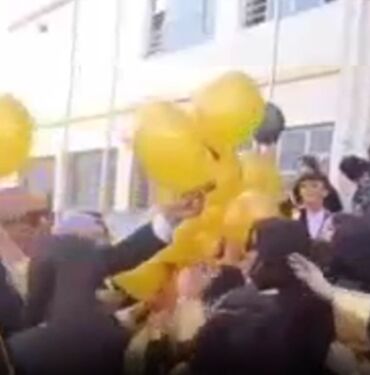 Mezuniyet kutlamasında helyum gazlı balonlar patladı 8 öğrenci yaralandı