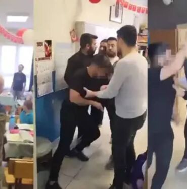 Öğretmenin üzerine yürüyüp darbettiler Serbest bırakıldılar!
