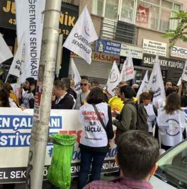 Özel sektör öğretmenleri 'Patronların bakanı Yusuf Tekin istifa!'