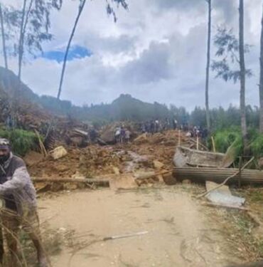 Papua Yeni Gine’de toprak kayması meydana geldi 670 kişi ölmüş olabilir!