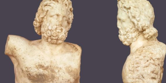 Roma İmparatorluk dönemine ait iki heykel bulundu!