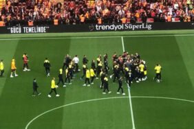 Son Dakika Derbisi öncesi futbolcular arasında kavga