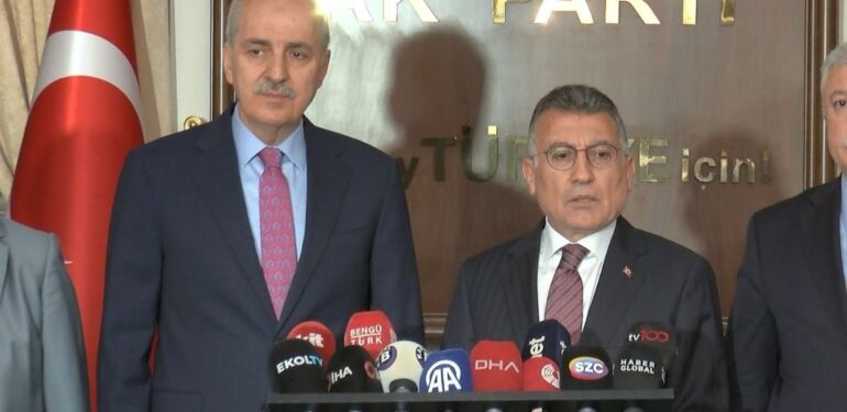 TBMM Başkanı Kurtulmuş’tan AK Parti’ye ‘Anayasa’ ziyareti