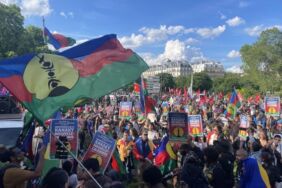 Yeni Kaledonya'dan Fransa'ya rest Bağımsızlığımız için savaşacağız