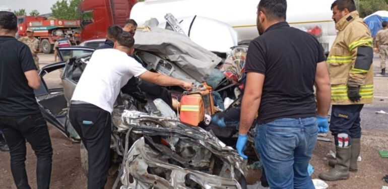 adıyamanda feci kaza