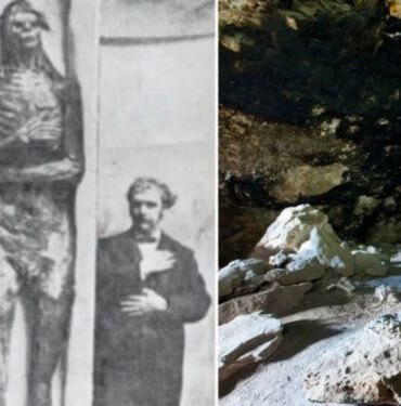 '3 metre boyunda insanlar' keşfedildi