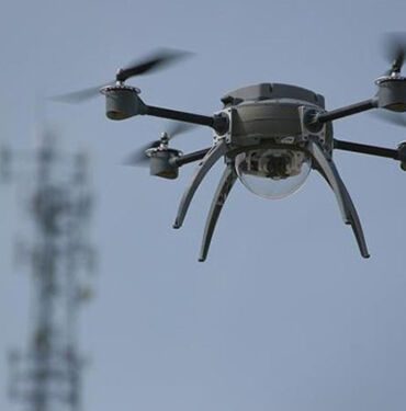 600 metredeki drone kuleyi harekete geçirdi