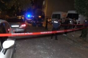 Apartman sakinleri neye uğradığını şaşırdı Avcılar'da binadan parçalar koptu!