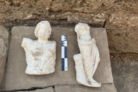 Aspendos Antik Kenti'nde arkeologları heyecanlandıran heykeller bulundu