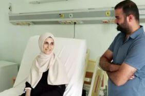 Bayramda hem ciğerine hem çocuklarına kavuştu