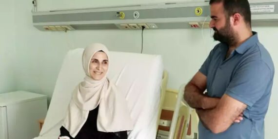 Bayramda hem ciğerine hem çocuklarına kavuştu!