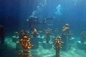 Bodrum'da Blue Exile Art Project Sualtı Parkı açıldı