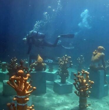 Bodrum'da Blue Exile Art Project Sualtı Parkı açıldı