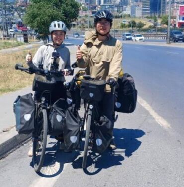 Çinli Panqi Xu ve Zhen Long çifti