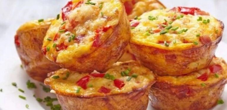 Güne sağlıklı ve lezzetli bir başlangıç Kahvaltılık muffin tarifi